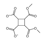 3,4-bis(methoxycarbonyl)cyclobutane-1,2-dicarboxylate Structure