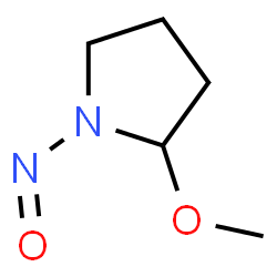 Pyrrolidine, 2-methoxy-1-nitroso- (9CI) structure