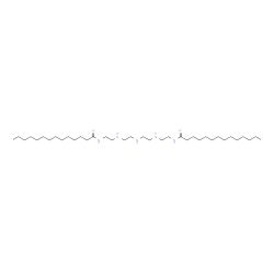 N,N'-[iminobis(ethyleneiminoethylene)]bismyristamide structure