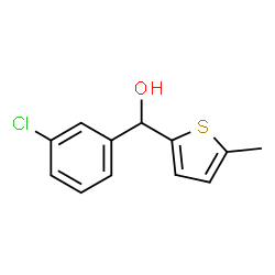 3-CHLOROPHENYL-(5-METHYL-2-THIENYL)METHANOL structure