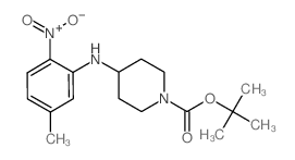 tert-butyl 4-(5-methyl-2-nitroanilino)piperidine-1-carboxylate Structure