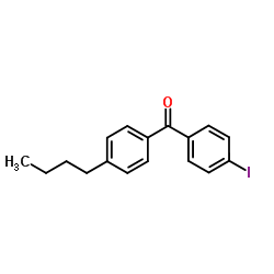 (4-Butylphenyl)(4-iodophenyl)methanone structure