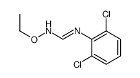 N'-(2,6-dichlorophenyl)-N-ethoxymethanimidamide Structure