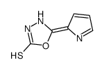 5-(1H-PYRROL-2-YL)-1,3,4-OXADIAZOLE-2-THIOL Structure