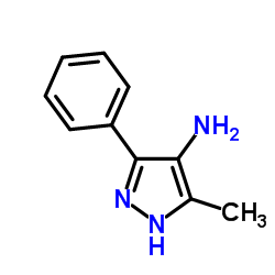 5-Methyl-3-phenyl-1H-pyrazol-4-amine Structure