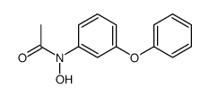 N-hydroxy-N-(3-phenoxyphenyl)acetamide结构式