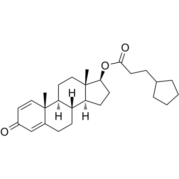 宝丹酮环戊丙酸酯结构式