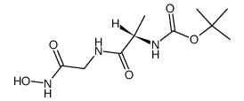 Boc-Ala-Gly-NHOH Structure