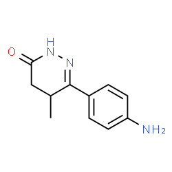 6-(4-AMIONOPHENYL)-5-METHYLPYRIDAZIN-3(2H)ONE结构式