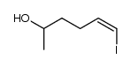6-iodo-5(Z)-hexen-2-ol结构式
