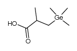 2-methyl-3-(trimethylgermyl)propanoic acid结构式