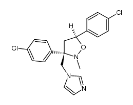 cis-3,5-Bis(4-chlorophenyl)-3-((1H-imidazol-1-yl)-methyl)-2-methylisoxazolidine picture