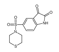 5-Thiomorpholinosulfonyl Isatin结构式