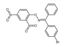 O-(2,4-dinitrophenyl)-4'-bromobenzophenone oxime Structure