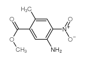 5-Amino-2-methyl-4-nitrobenzoic acid methyl ester结构式