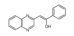 2-(2-hydroxy-2-phenylvinyl)quinoxaline Structure