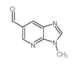 3-Methyl-3H-imidazo[4,5-b]pyridine-6-carbaldehyde structure