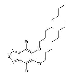 4,7-Dibromo-5,6-bis(octyloxy)-2,1,3-benzothiadiazole Structure