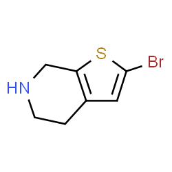 2-Bromo-4,5,6,7-tetrahydrothieno[2,3-c]pyridine Structure