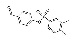 Benzenesulfonic acid,3,4-dimethyl-,4-formylphenyl ester结构式