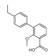 3-(4-ethylphenyl)-2-methoxybenzoic acid Structure