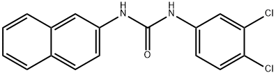 1-(3,4-dichloro-phenyl)-3-naphthalen-2-yl-urea Structure