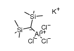 potassium (bis(trimethylsilyl)methyl)trichloroaluminate Structure