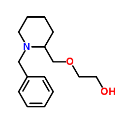 2-[(1-Benzyl-2-piperidinyl)methoxy]ethanol结构式