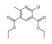 diethyl 2-chloro-6-methylpyridine-3,5-dicarboxylate Structure