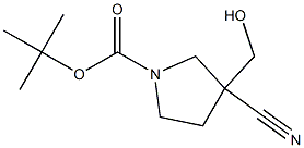 tert-butyl 3-cyano-3-(hydroxymethyl)pyrrolidine-1-carboxylate picture