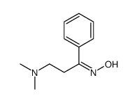 (3Z)-3-(Hydroxyimino)-N,N-dimethyl-3-phenyl-1-propanamine结构式