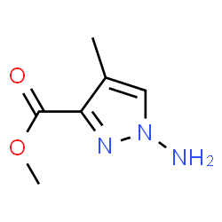 1H-Pyrazole-3-carboxylicacid,1-amino-4-methyl-,methylester(9CI) structure