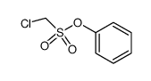 chloro-methanesulfonic acid phenyl ester结构式