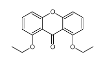 1,8-diethoxyxanthen-9-one Structure