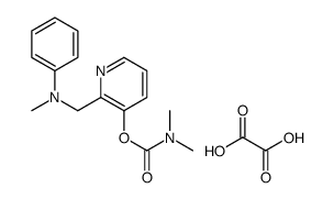 2-((Methylphenylamino)methyl)-3-pyridinyl dimethylcarbamate ethanedioa te (1:1)结构式