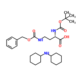 Boc-dab(z)-oh dcha Structure