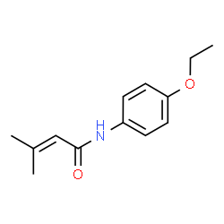 2-Butenamide,N-(4-ethoxyphenyl)-3-methyl-(9CI) Structure