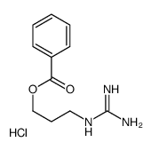 [N'-(3-benzoyloxypropyl)carbamimidoyl]azanium,chloride Structure