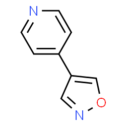 Pyridine, 4-(4-isoxazolyl)- (9CI) structure