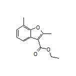 Ethyl 2,7-Dimethylbenzofuran-3-carboxylate Structure