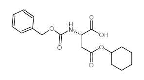 (2S)-4-cyclohexyloxy-4-oxo-2-(phenylmethoxycarbonylamino)butanoic acid Structure