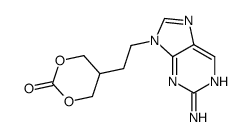 5-[2-(2-aminopurin-9-yl)ethyl]-1,3-dioxan-2-one Structure