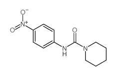 1-Piperidinecarboxamide,N-(4-nitrophenyl)-结构式