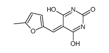 5-[(5-methylfuran-2-yl)methylidene]-1,3-diazinane-2,4,6-trione结构式