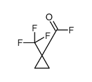 Cyclopropanecarbonyl fluoride, 1-(trifluoromethyl)- (9CI) structure