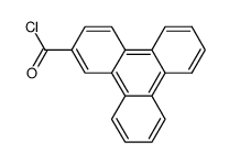 Triphenylene-2-carboxylic acid chloride Structure