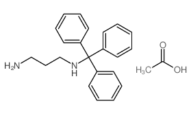 N1-TRITYLPROPANE-1,3-DIAMINE ACETATE Structure