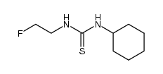 1-cyclohexyl-3-(2-fluoroethyl)thiourea Structure