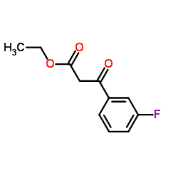 Ethyl (3-fluorobenzoyl)acetate Structure