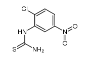 2-chloro-5-nitrophenylthiourea Structure